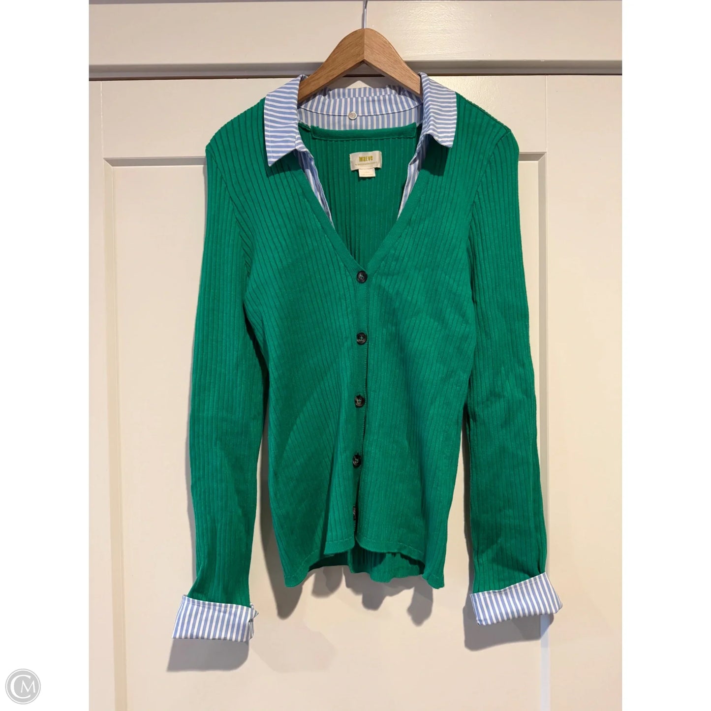 Sweater By Maeve In Green, Size: L