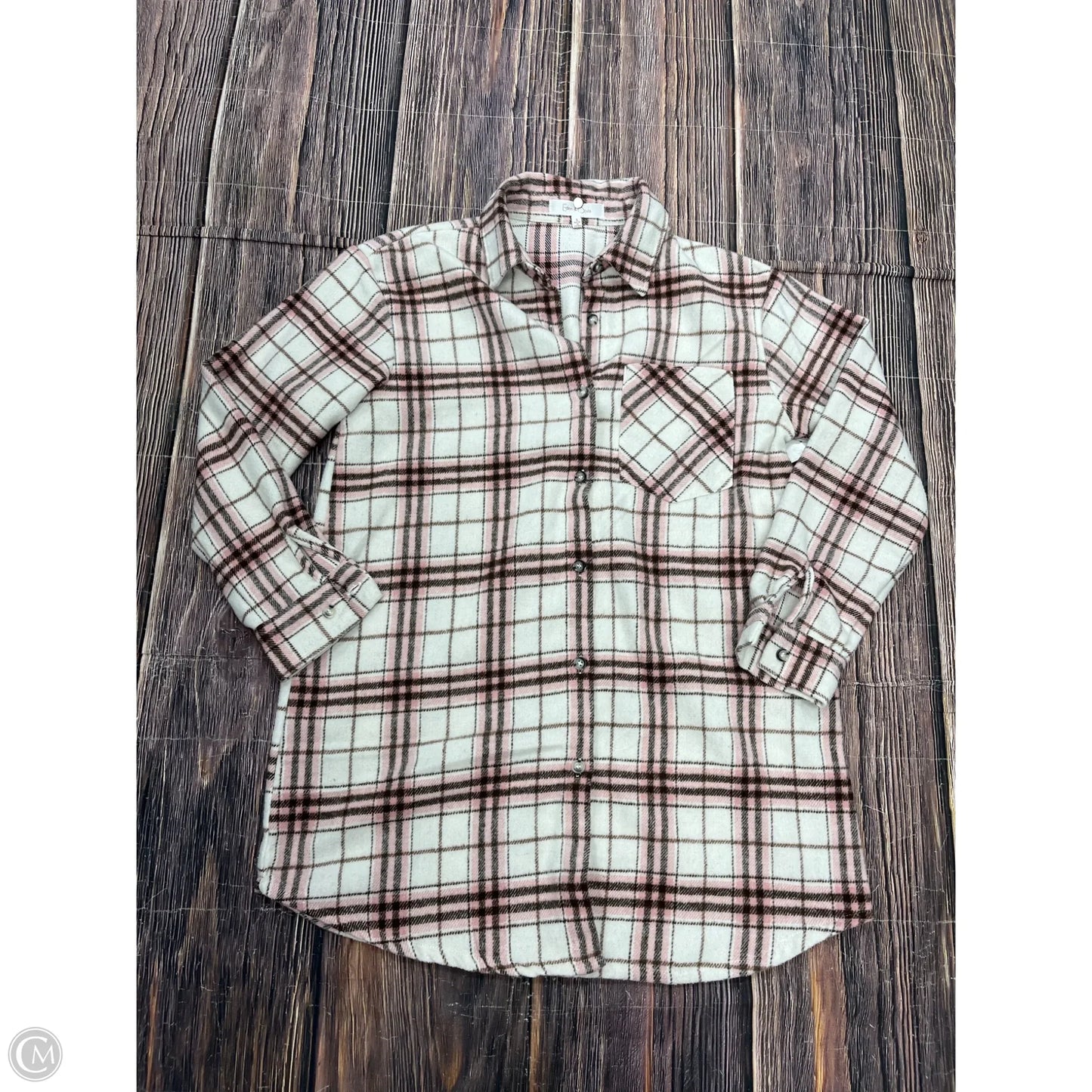 Jacket Shirt By Eden & Olivia In White, Size: S