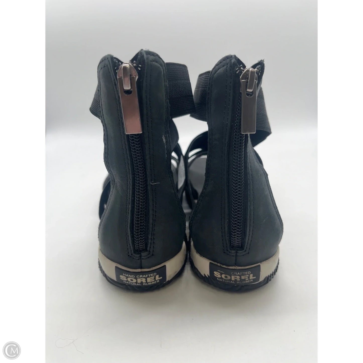 Sandals Flats By Sorel In Black, Size: 9.5