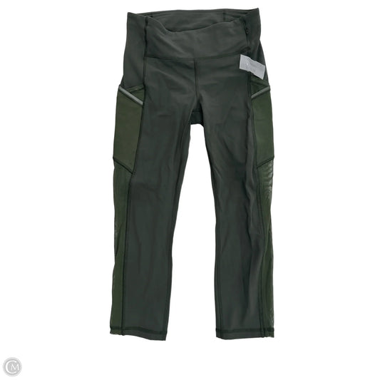 Athletic Leggings By Lululemon In Green, Size: 4