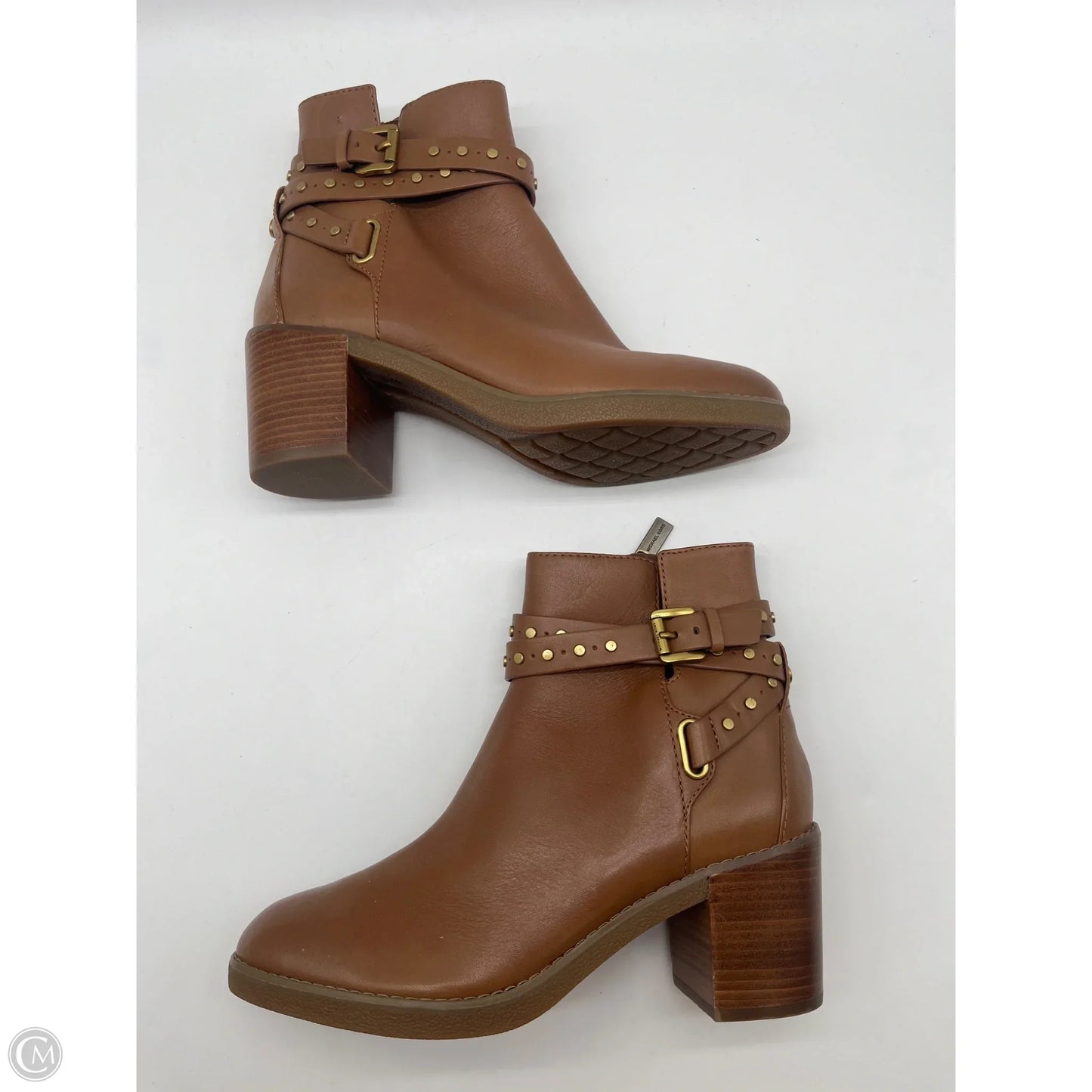 Boots Ankle Heels By Michael By Michael Kors In Brown, Size: 6