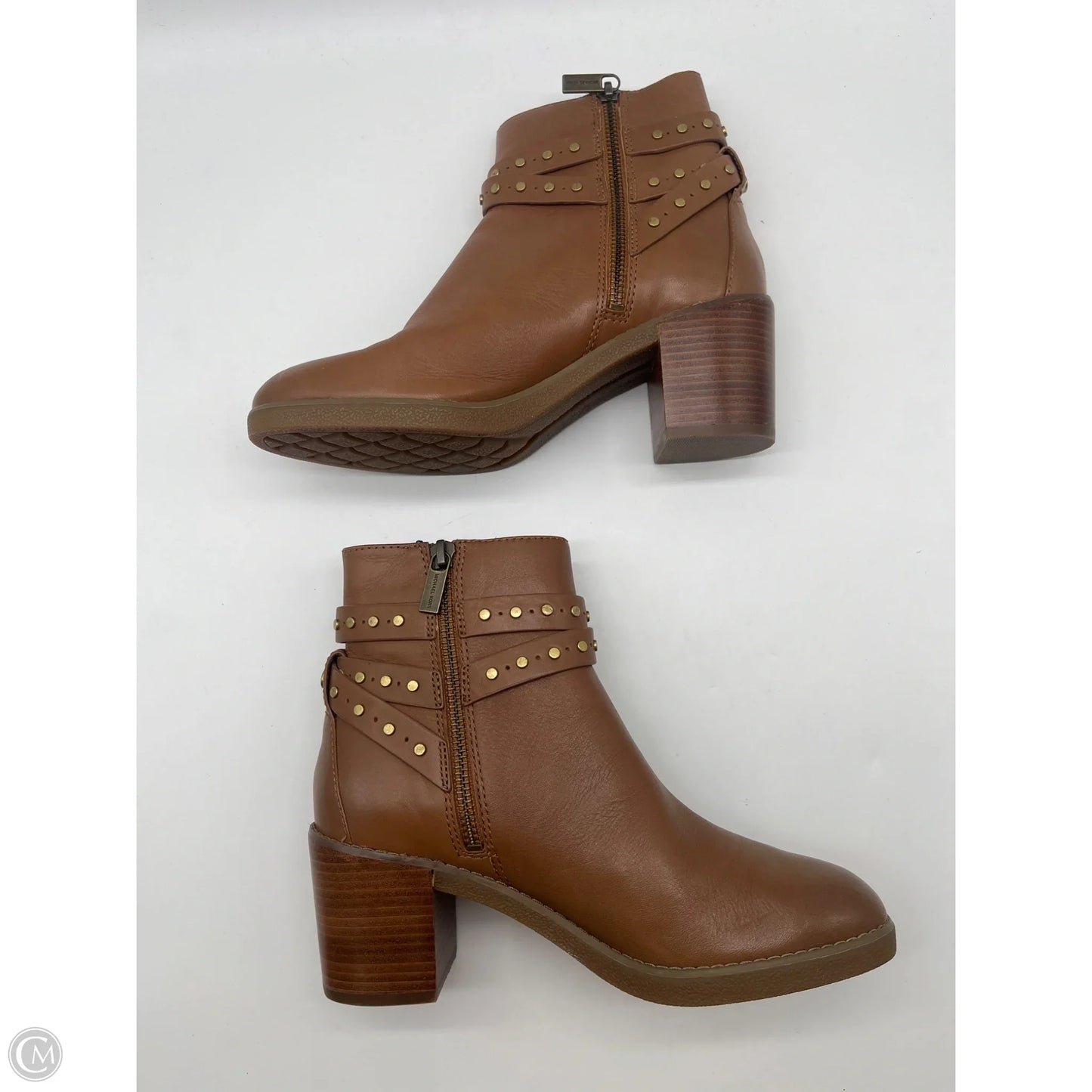 Boots Ankle Heels By Michael By Michael Kors In Brown, Size: 6