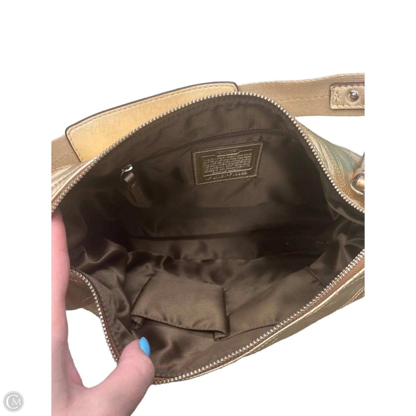 Handbag Designer By Coach, Size: Medium