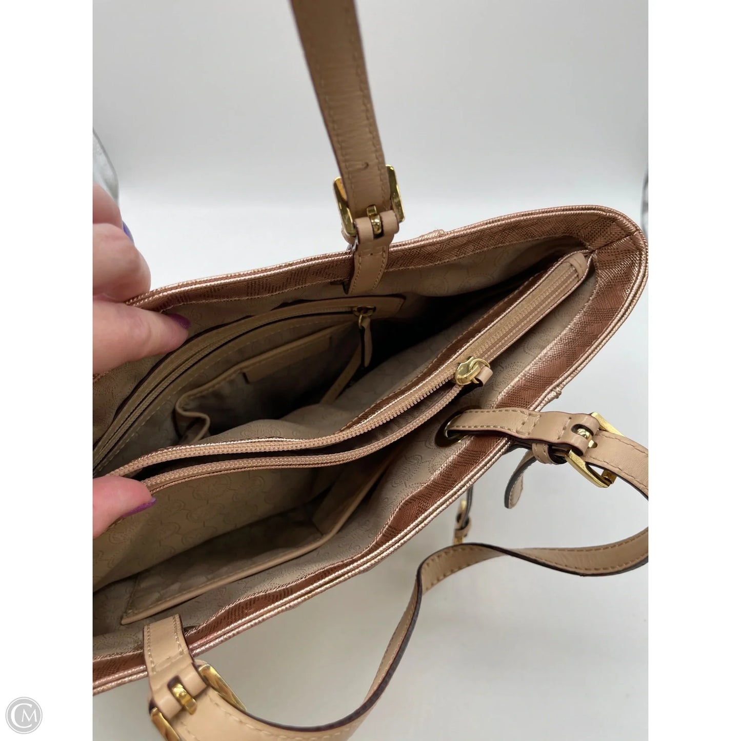 Handbag Designer By Michael Kors, Size: Medium
