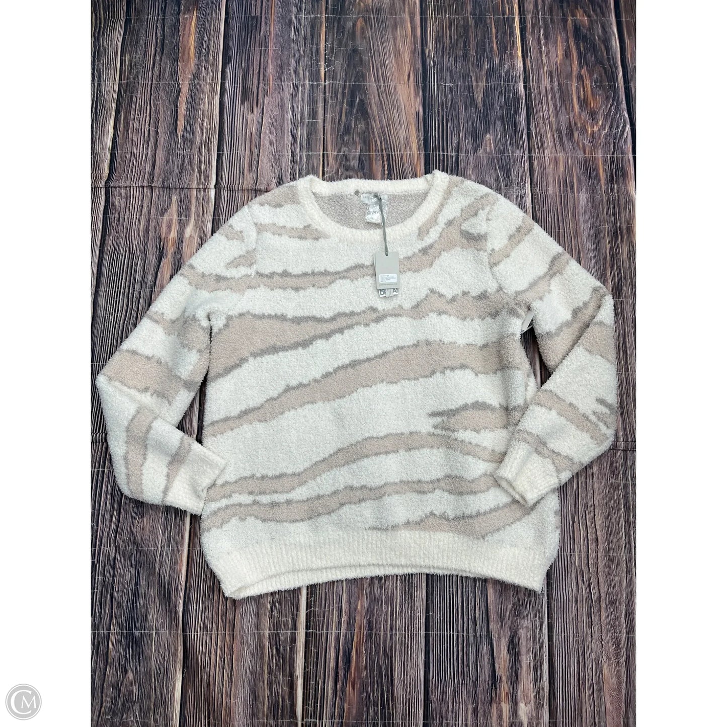 Sweater By Barefoot Dreams In Cream, Size: 1x