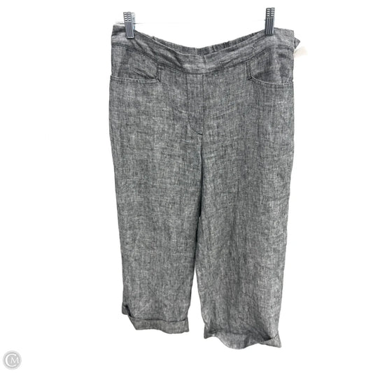Pants Linen By J. Jill In Grey, Size: S