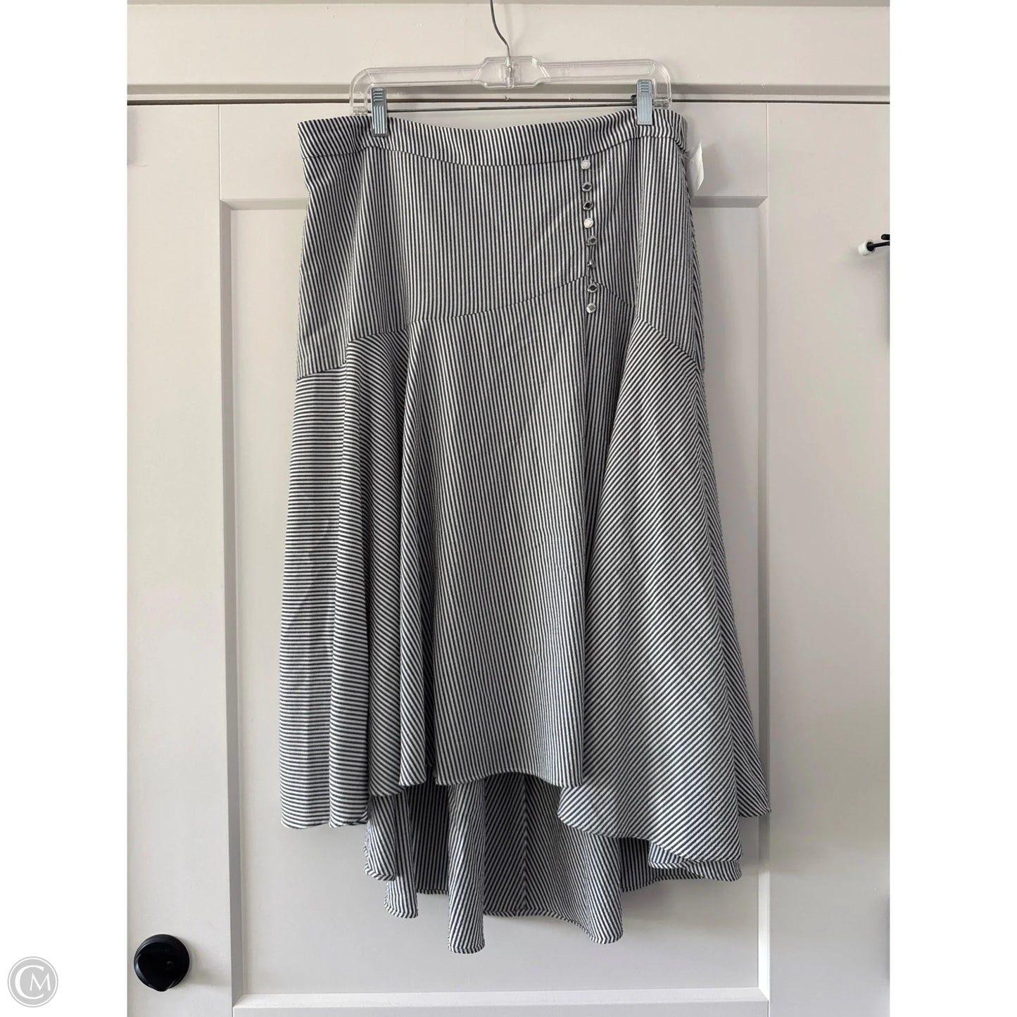 Skirt Maxi By Calvin Klein In Grey, Size: 12