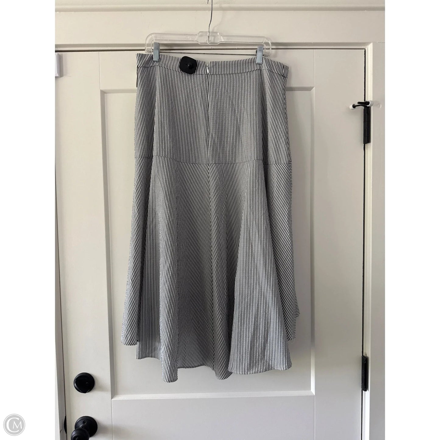 Skirt Maxi By Calvin Klein In Grey, Size: 12