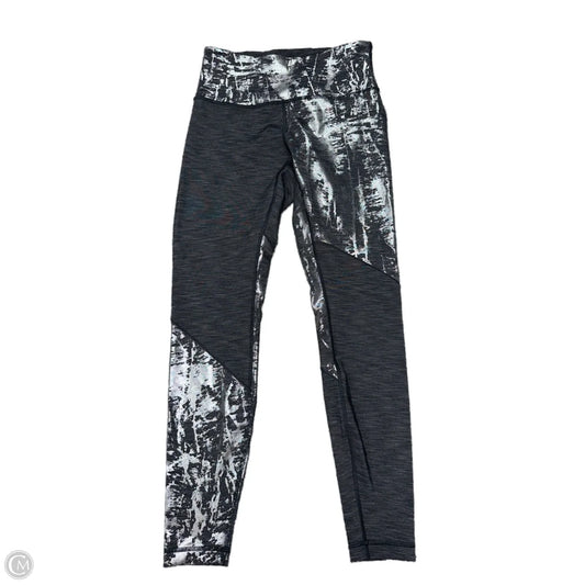 Athletic Leggings By Lululemon In Grey, Size: 8