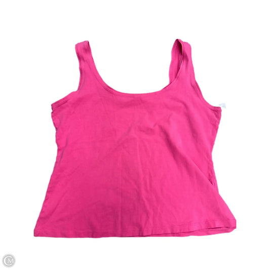 Tank Top Designer By Lilly Pulitzer In Pink, Size: Xl