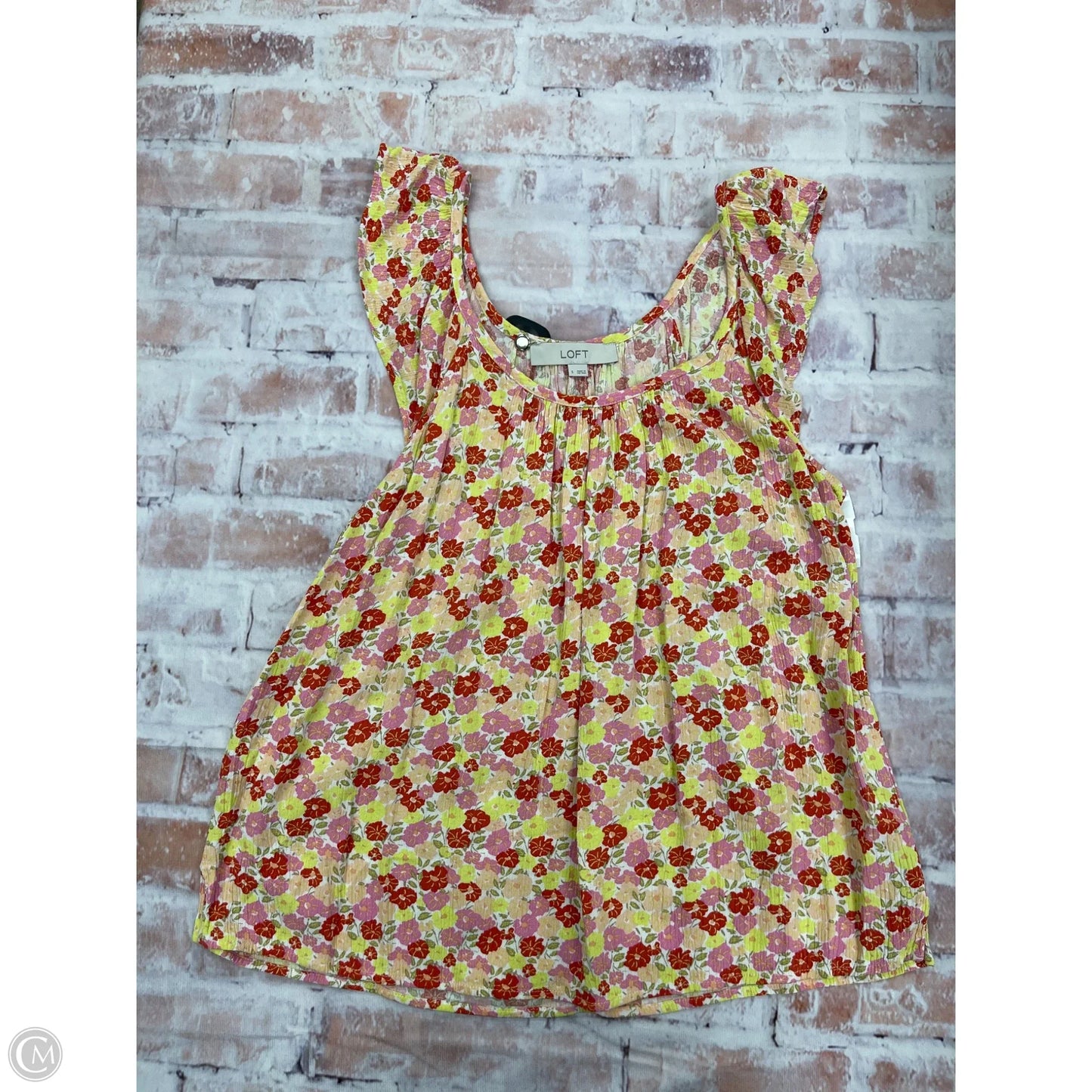 Tank Top By Loft In Red, Size: S