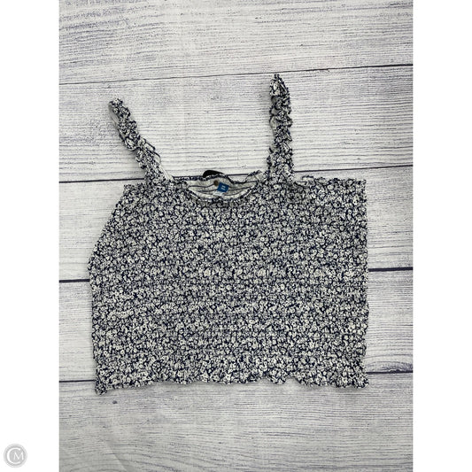 Tank Top By Old Navy In Blue & White, Size: 1x