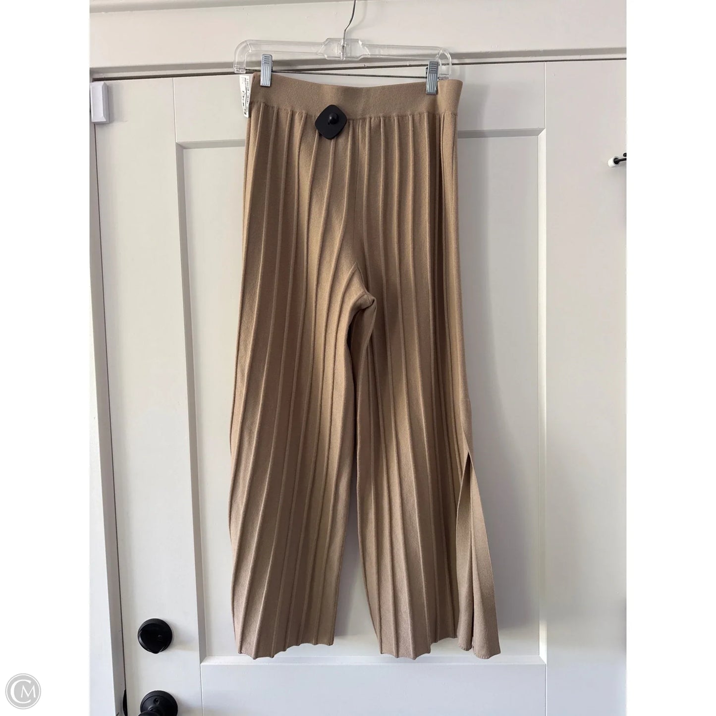 Pants Wide Leg By Theory In Tan, Size: S