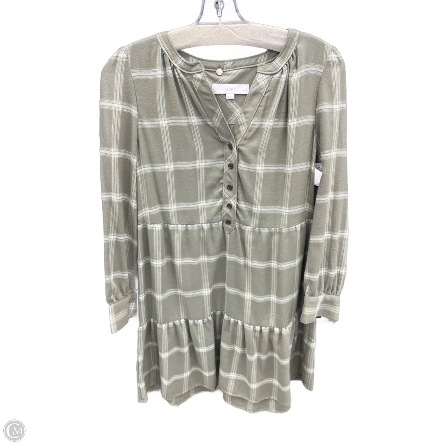 Dress Casual Short By Loft In Green, Size: Sp