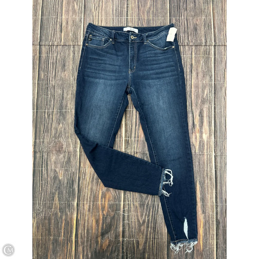 Jeans Skinny By Kancan In Blue Denim, Size: 10