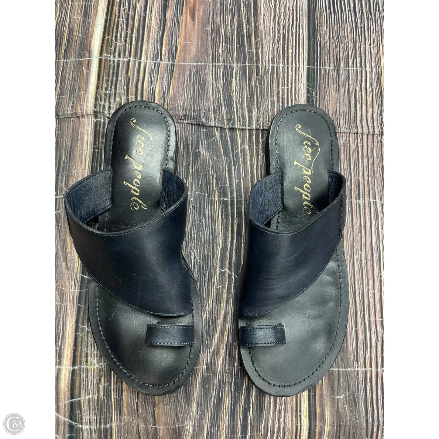 Sandals Flats By Free People In Navy, Size: 6