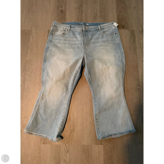 Jeans Flared By Old Navy In Blue Denim, Size: 22