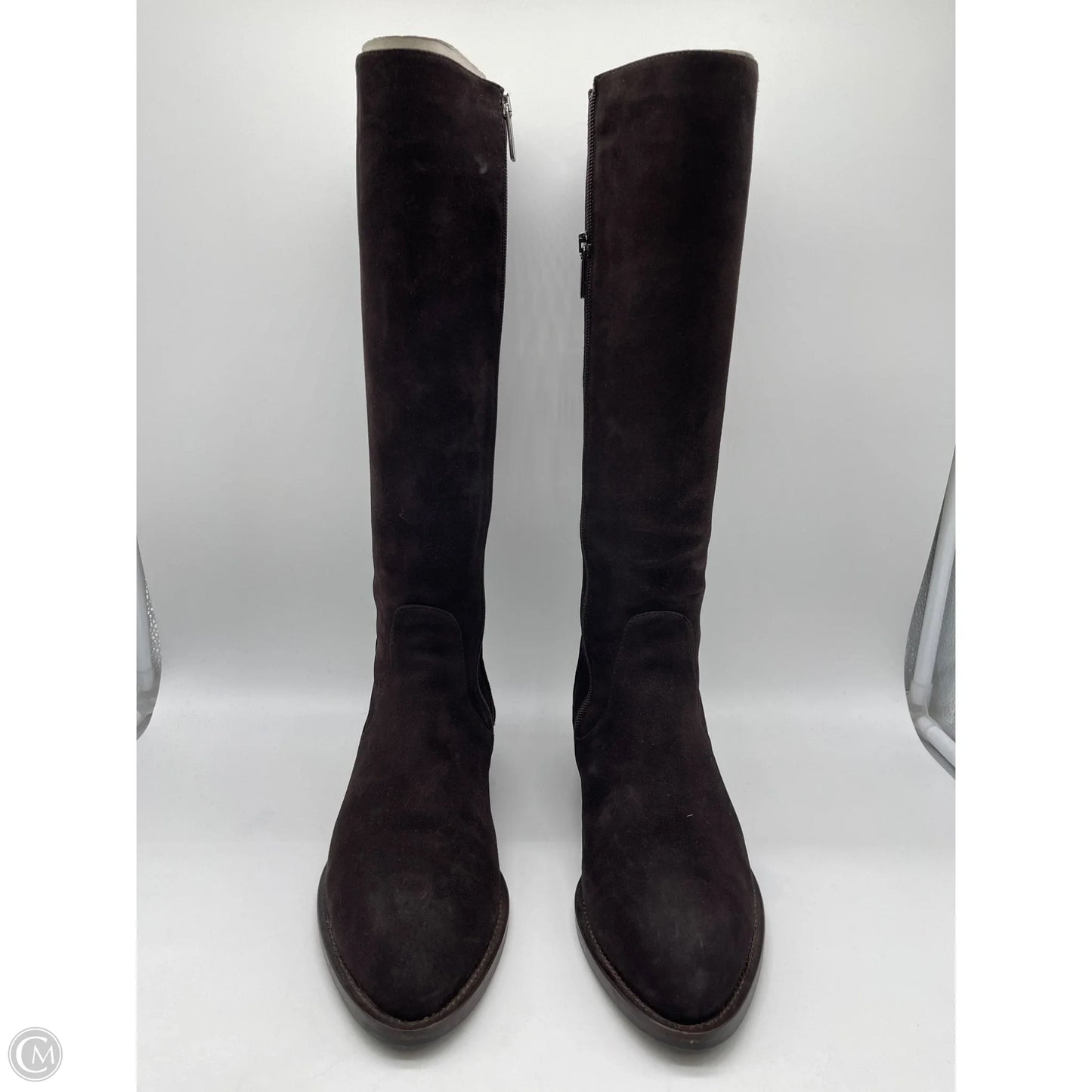 Boots Knee Flats By Aquatalia In Brown, Size: 9.5