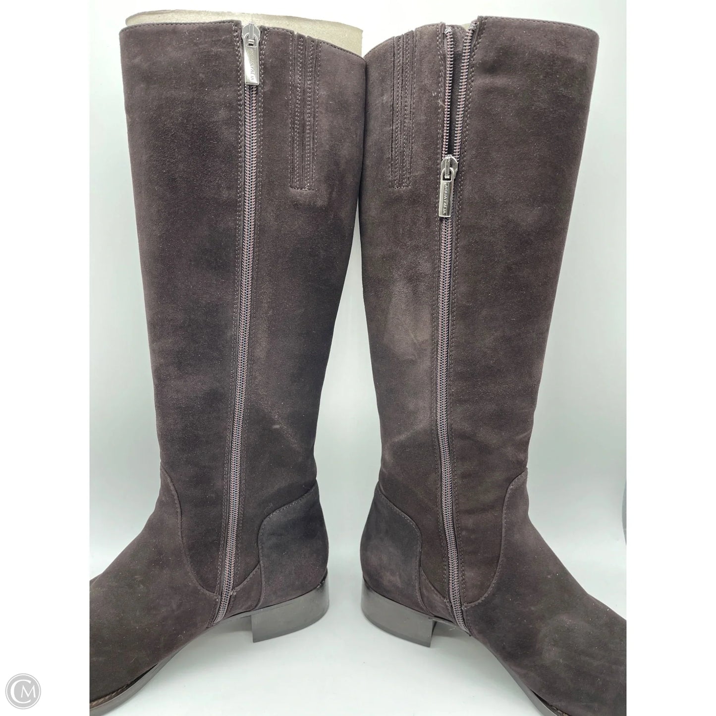 Boots Knee Flats By Aquatalia In Brown, Size: 9.5
