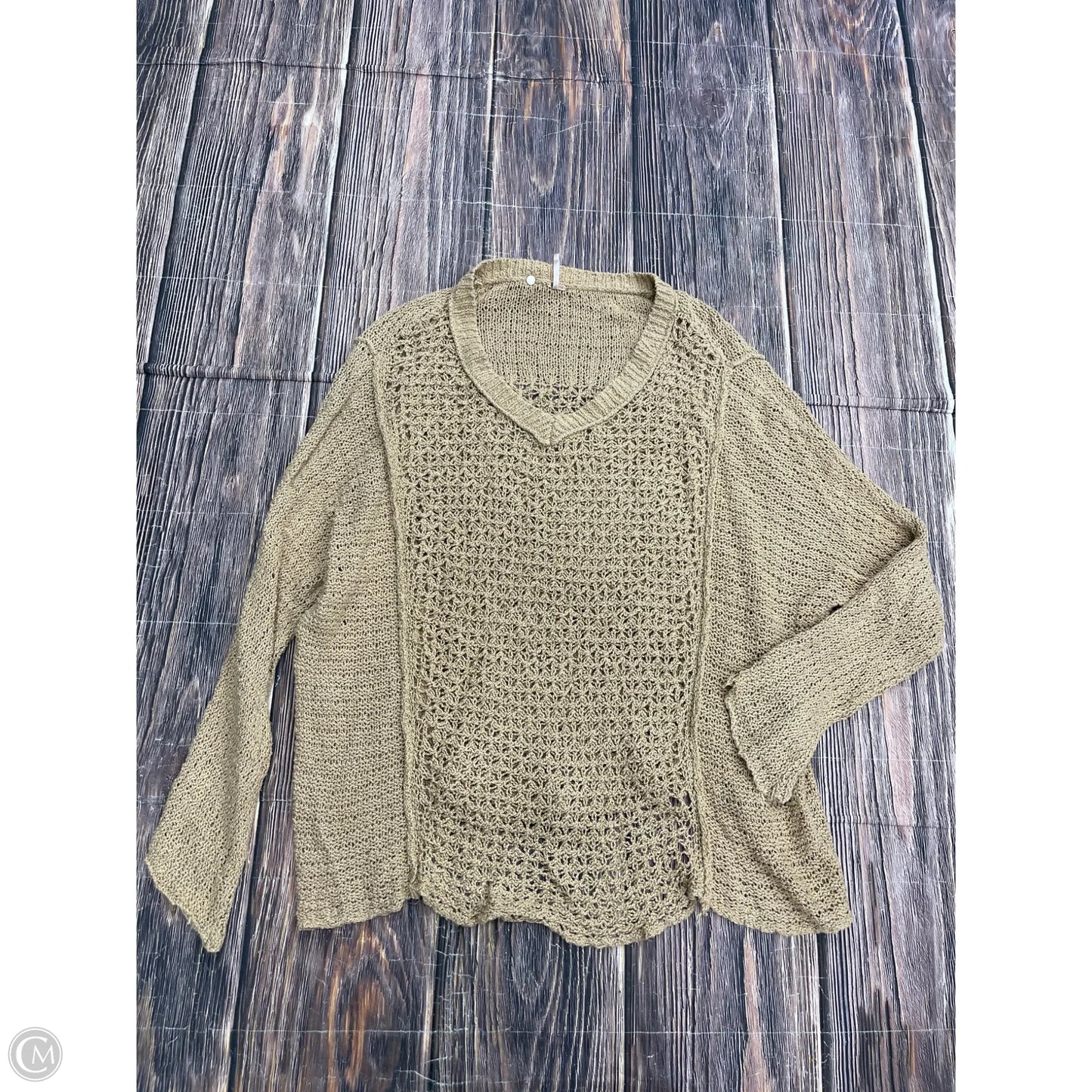 Sweater By Free People In Tan, Size: L