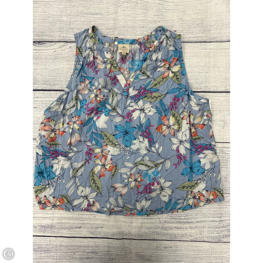 Tank Top By St Johns Bay In Blue, Size: 3x