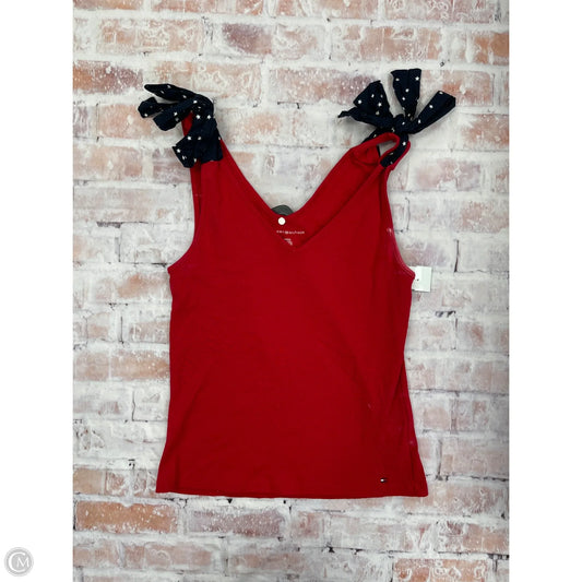 Tank Top By Tommy Hilfiger In Red, Size: S