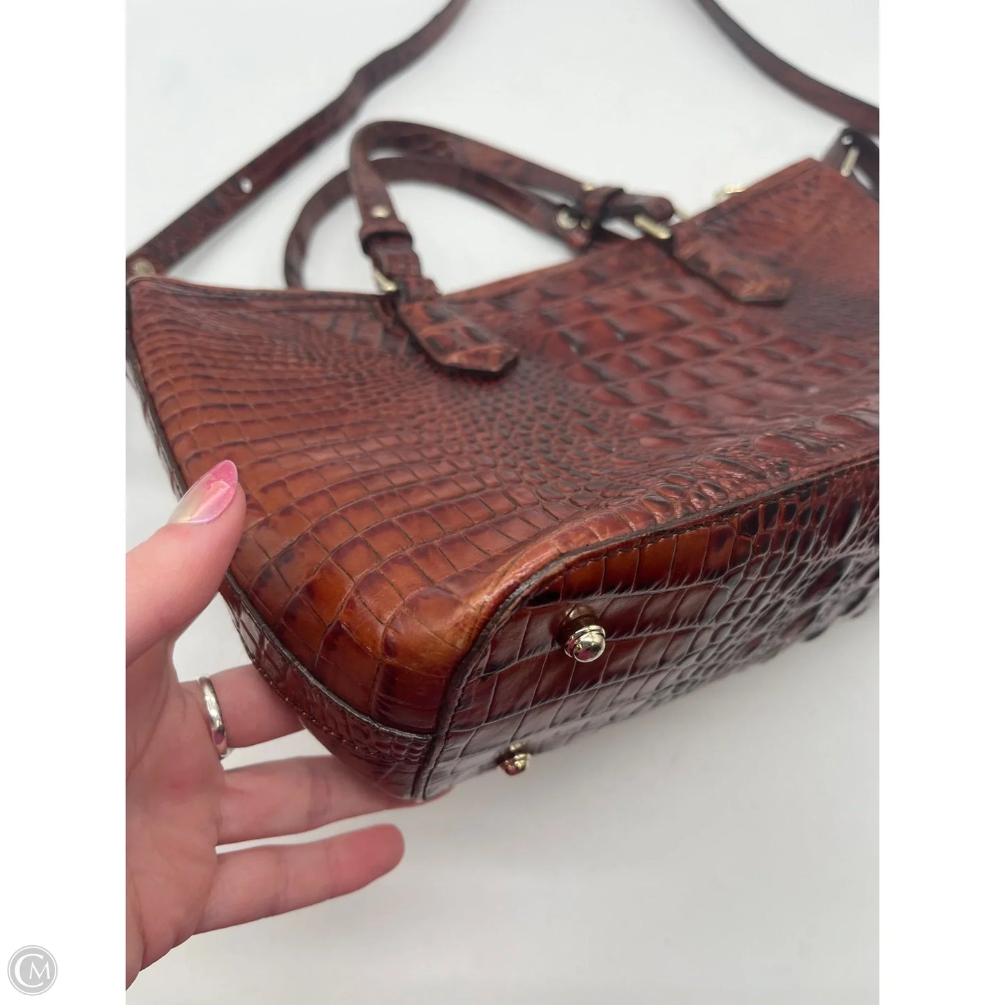 Crossbody Designer By Brahmin, Size: Medium