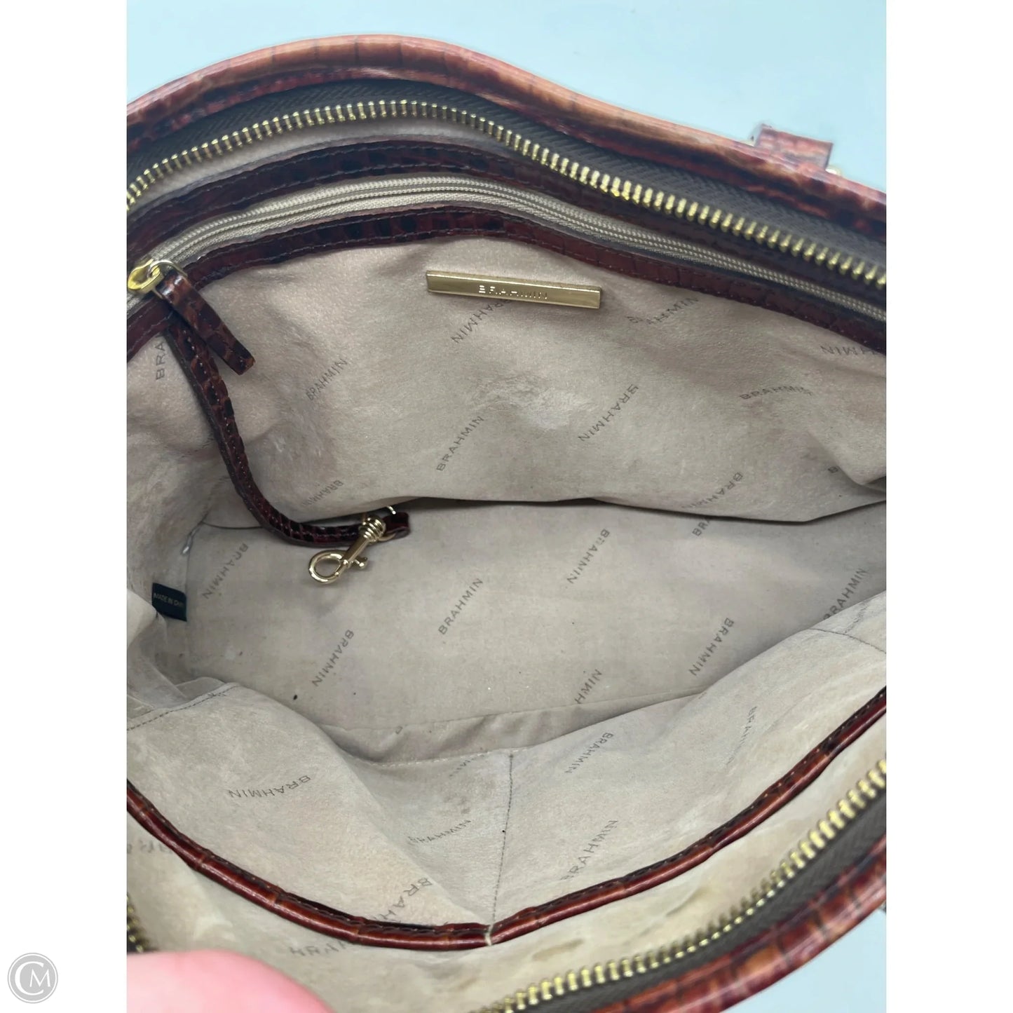 Crossbody Designer By Brahmin, Size: Medium