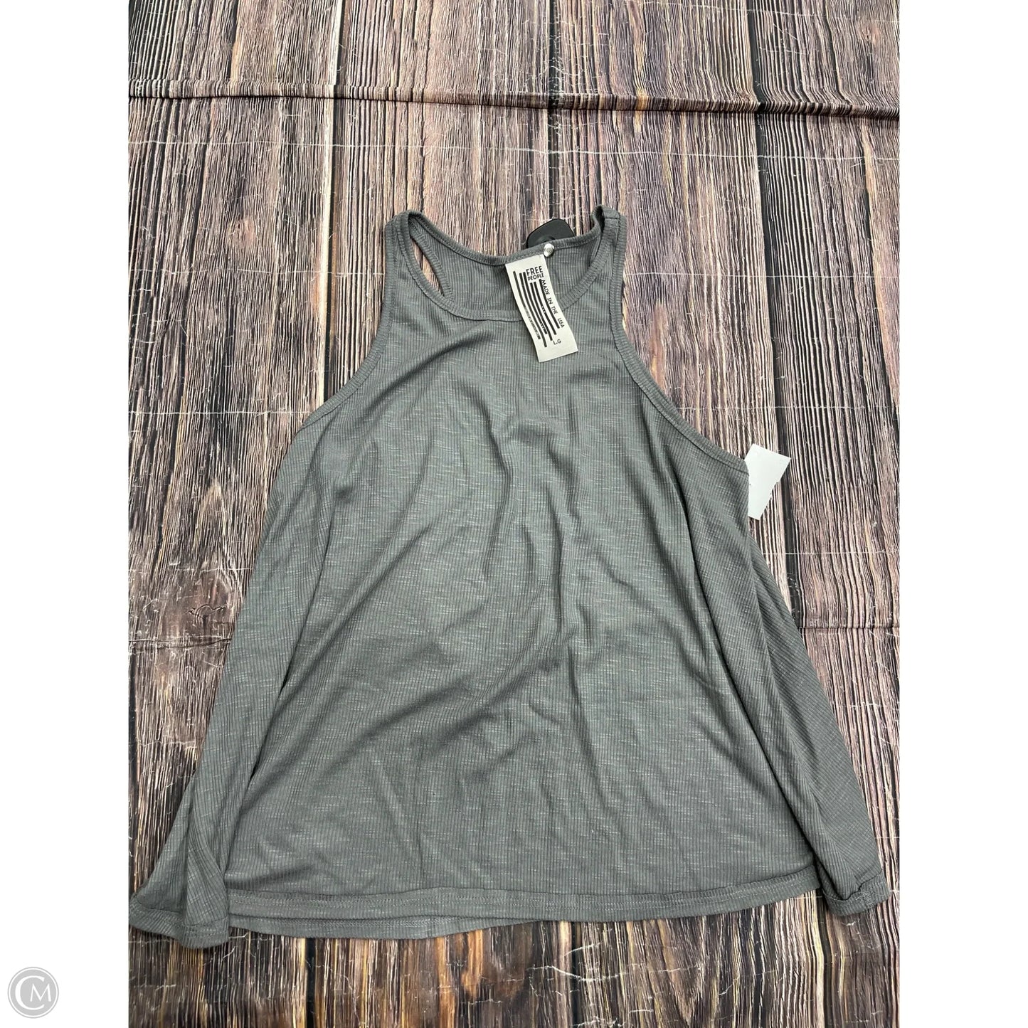 Tank Top By Free People In Grey, Size: L