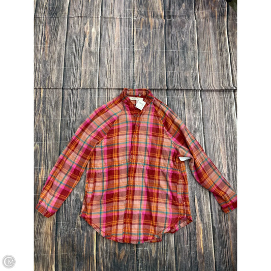 Top Long Sleeve By We The Free In Pink, Size: Xs