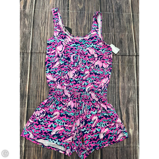 Romper Designer By Lilly Pulitzer In Pink, Size: S