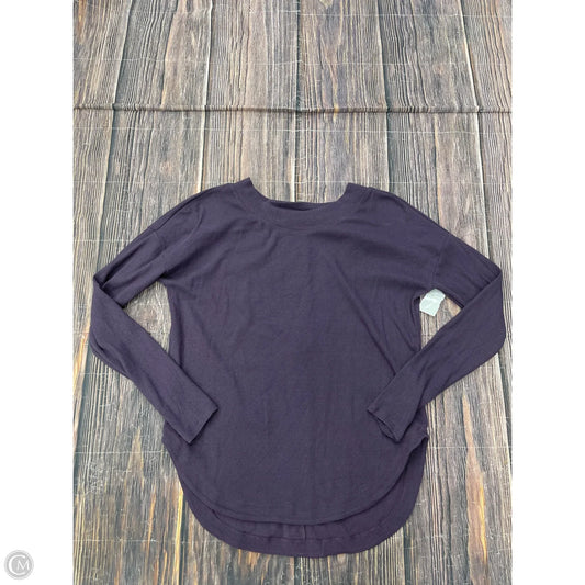 Top Long Sleeve By Athleta In Purple, Size: S