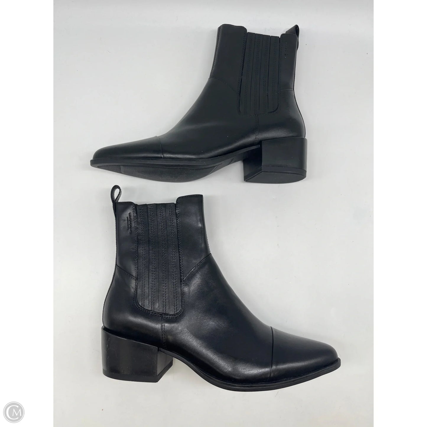 Boots Ankle Heels By Cma In Blue, Size: 9