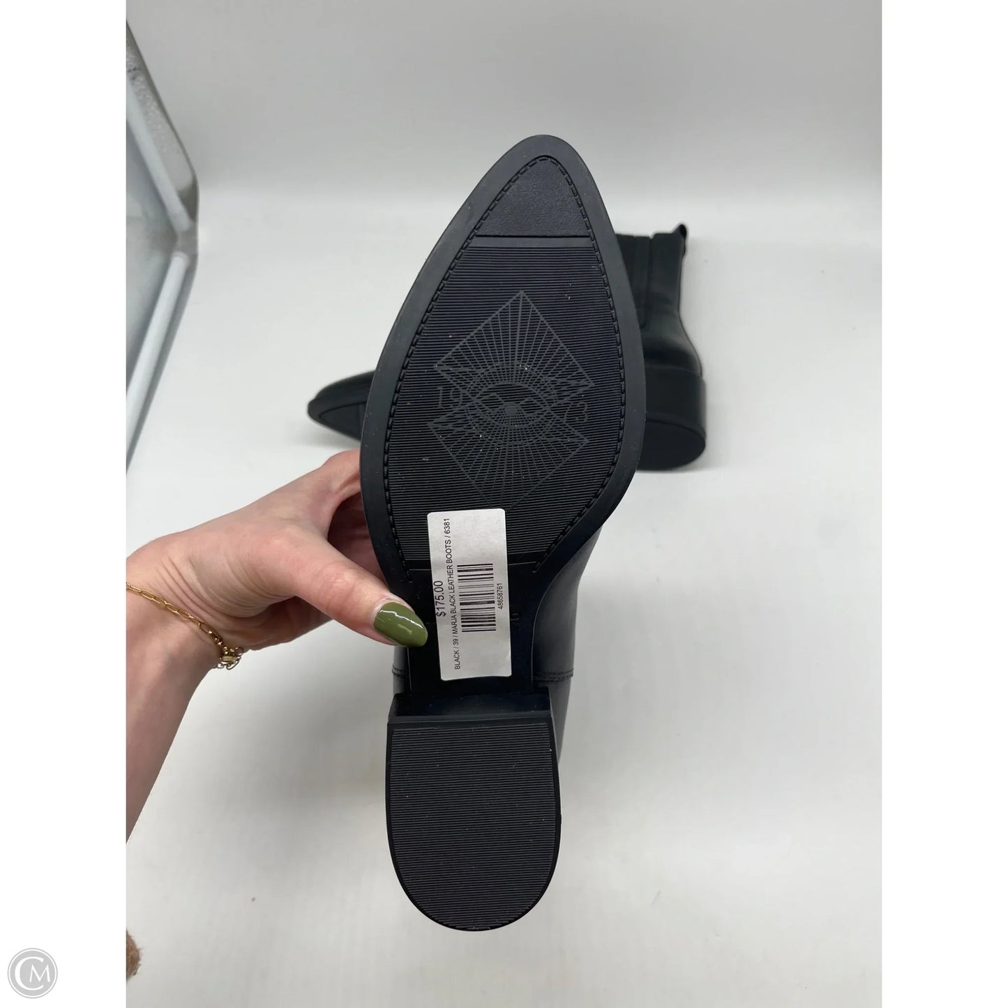 Boots Ankle Heels By Cma In Blue, Size: 9