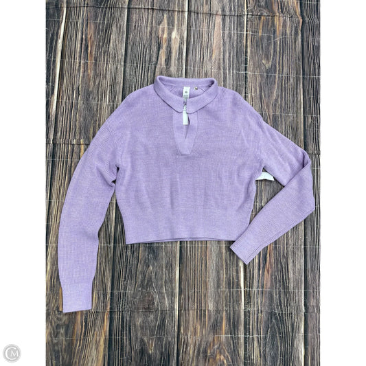 Sweater By Lululemon In Purple, Size: S