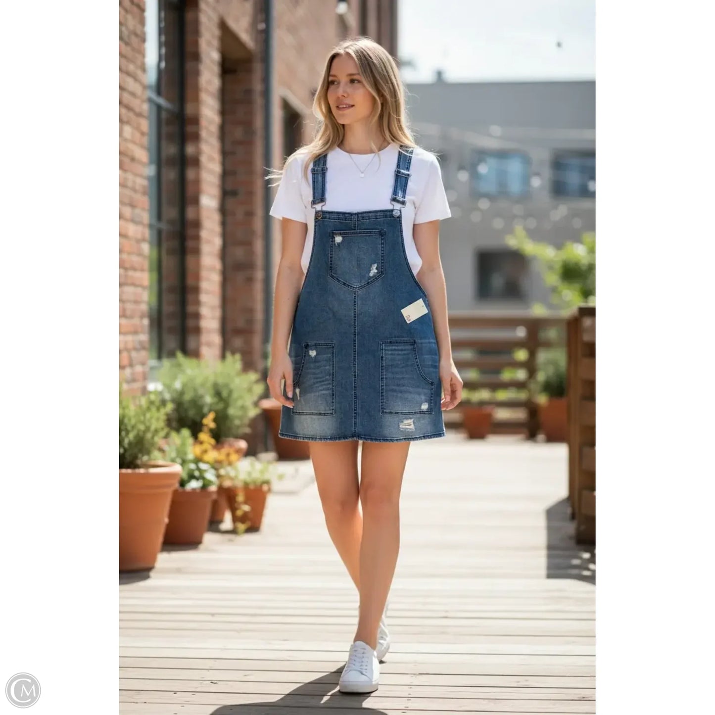 Dress Casual Short By So In Blue Denim, Size: 1x