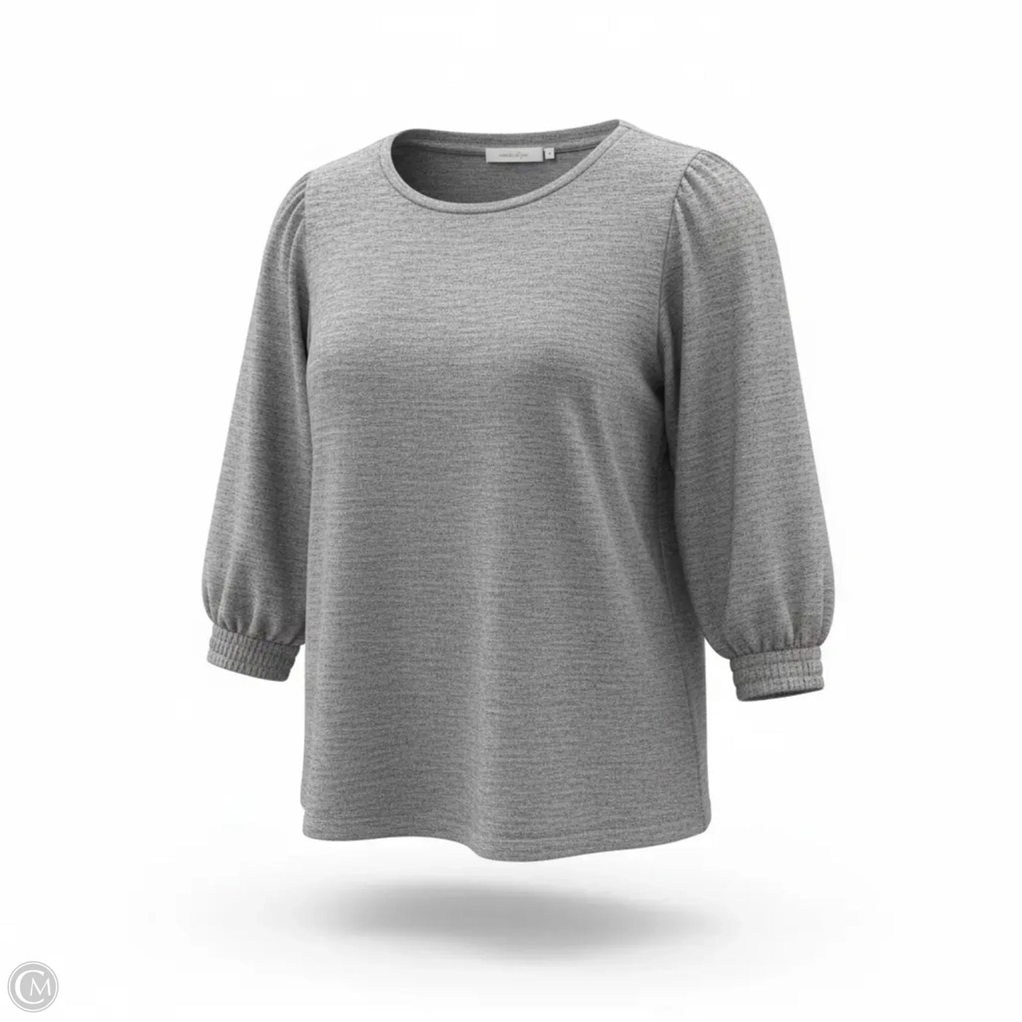 Top Long Sleeve By Chicos In Grey, Size: L