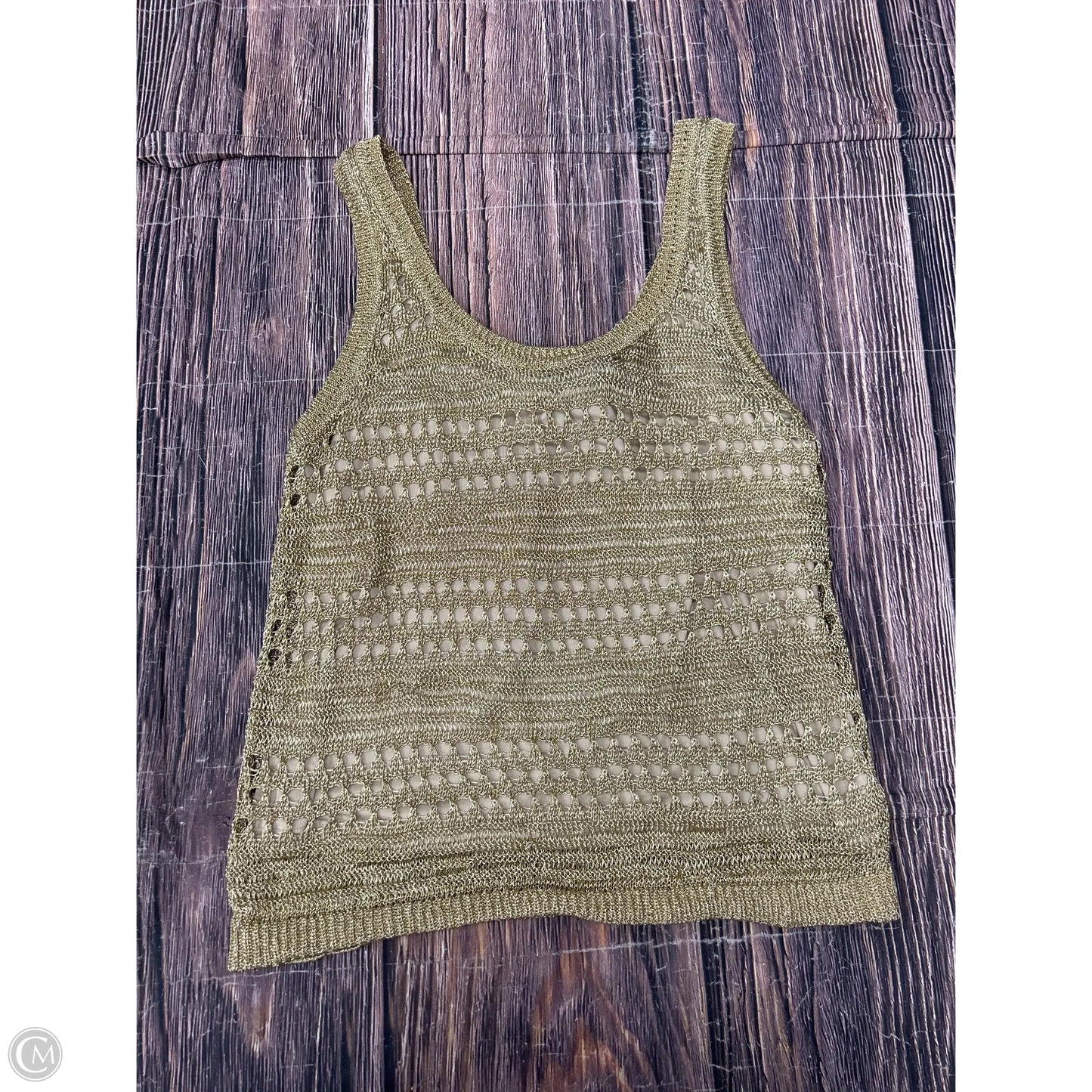 Tank Top By White House Black Market In Gold, Size: M