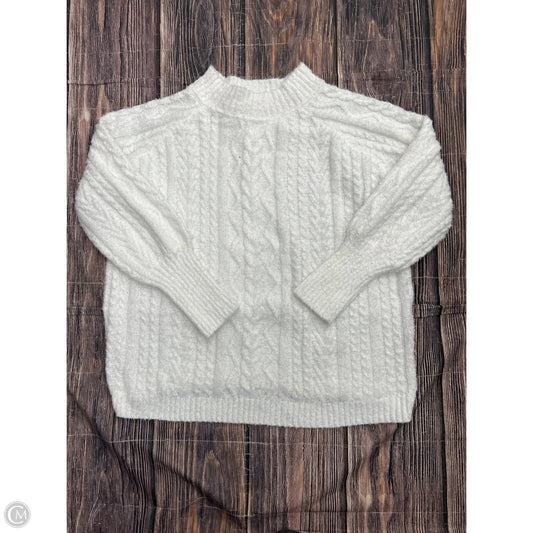 Sweater By Shein In White, Size: 2x