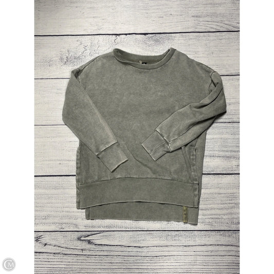 Sweatshirt Crewneck By 90 Degrees By Reflex In Green, Size: M
