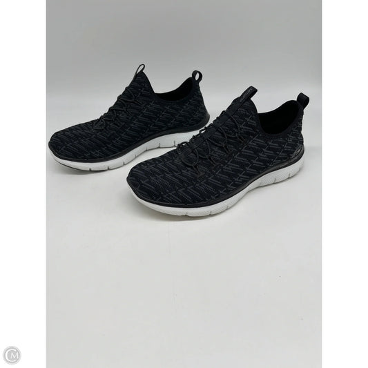 Shoes Athletic By Skechers In Black & Grey, Size: 7.5