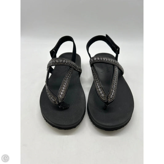Sandals Flip Flops By Skechers In Black, Size: 7