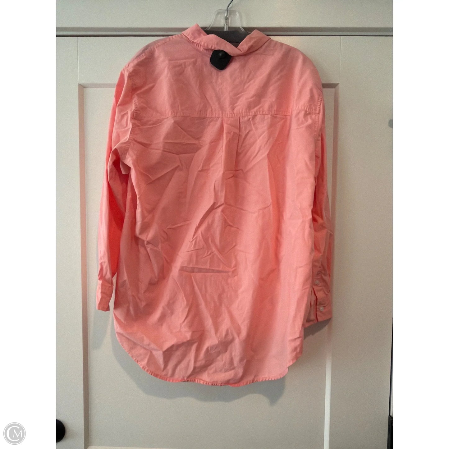 Top Long Sleeve By American Eagle In Pink, Size: S