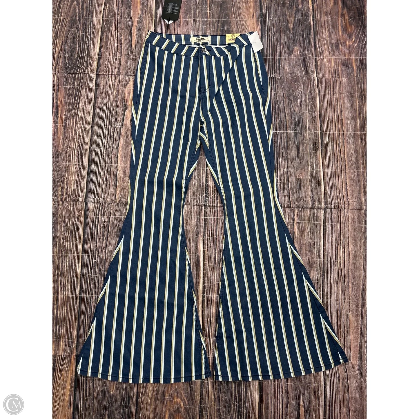 Jeans Flared By Clothes Mentor In Blue, Size: 12