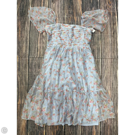 Dress Casual Maxi By Abercrombie And Fitch In Blue, Size: 1x