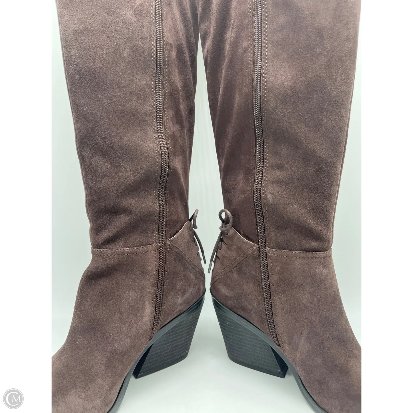 Boots Knee Heels By Lucky Brand In Brown, Size: 8