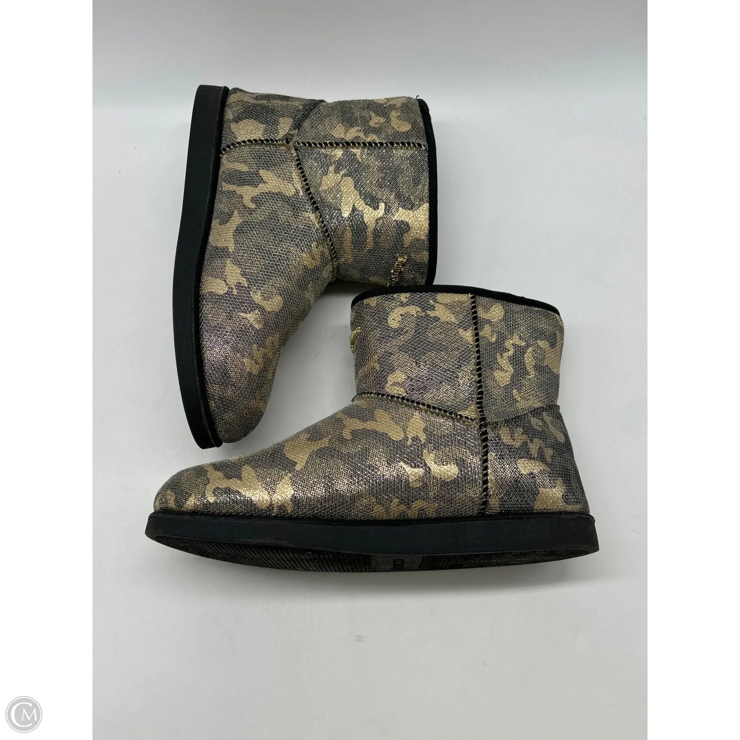 Boots Ankle Flats By Juicy Couture In Gold, Size: 7