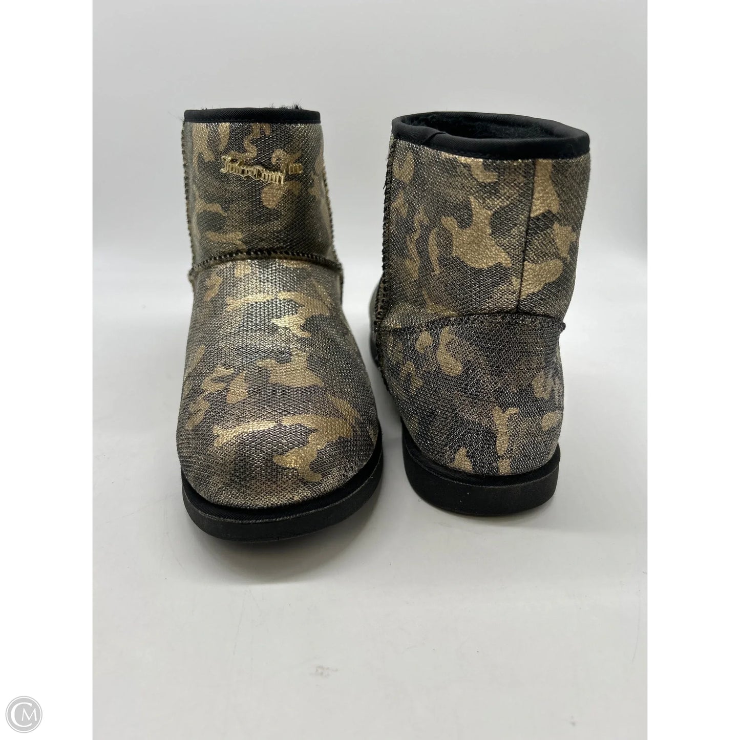 Boots Ankle Flats By Juicy Couture In Gold, Size: 7