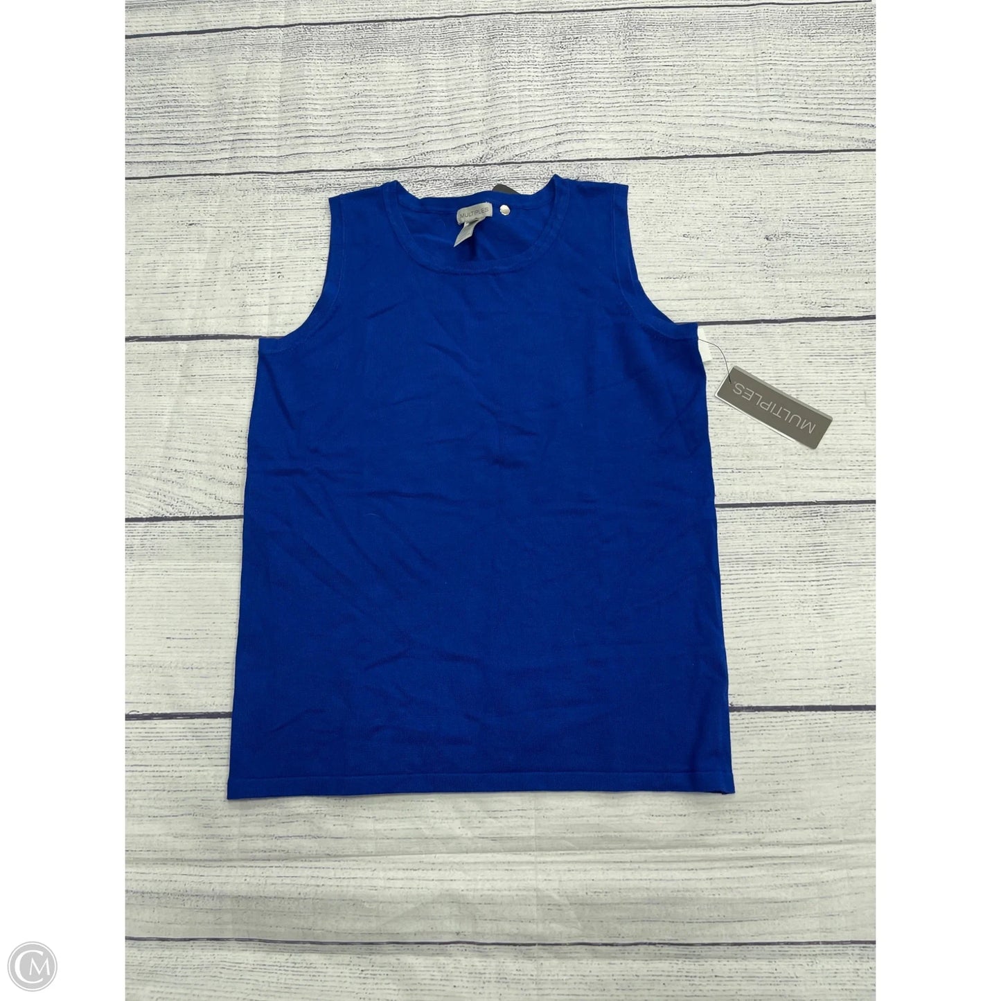 Tank Top By Multiples In Blue, Size: S