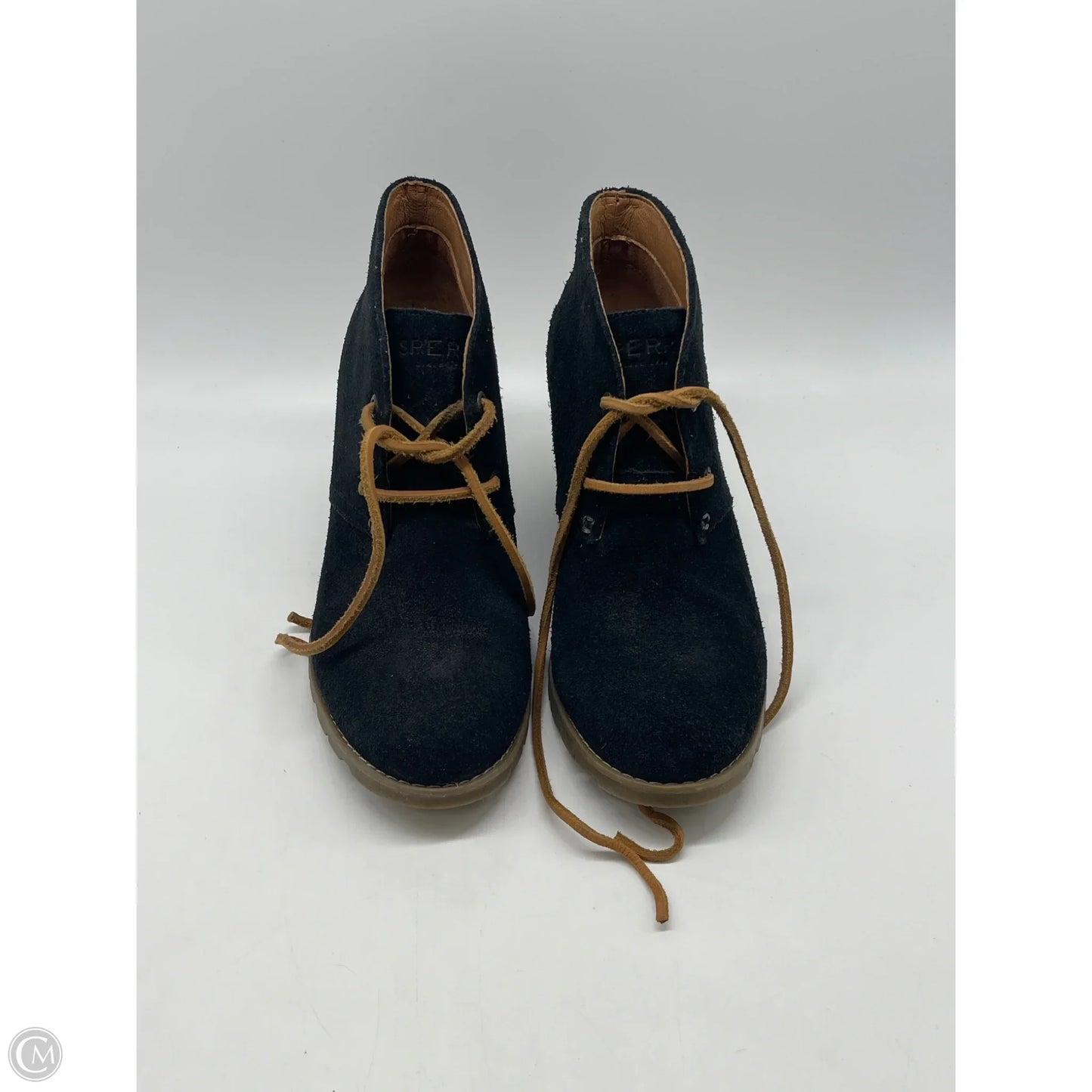 Boots Ankle Heels By Sperry In Black, Size: 7.5